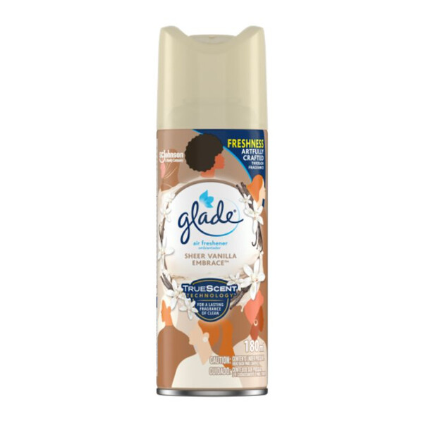 Caprichem products - Glade Aerosol Sheer Vanilla Embrace 180ml