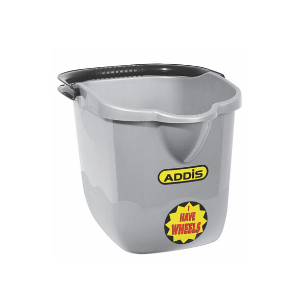 Related Products - Rectangular Bucket With Wheels Steel - 18l # EACH