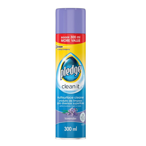 Caprichem products - Pledge Multi Surface Cleaner Lavender 6x300ml