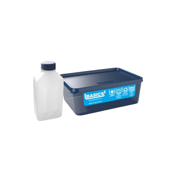 Caprichem products - Lunch Box 800ml + Bottle Navy P/SET