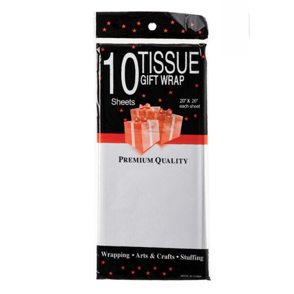 Caprichem products - Tissue Gift Wrap White 10 Sheets 50x66cm EACH