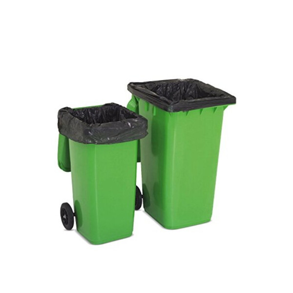 Caprichem products - Black Wheelie Bin Bags 40 Micron X 50 Bag Per Pack P/PACK