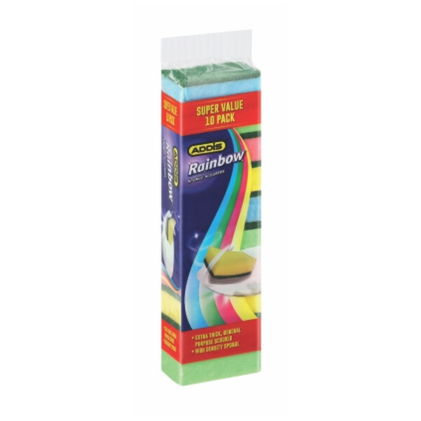 Related Products - Rainbow Sponge Scourers X 10 Per Pack # P/PACK