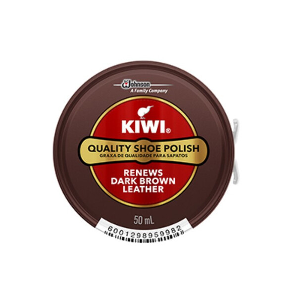 Caprichem products - Kiwi Quality Shoe Polish Dark Brown 50ml EACH
