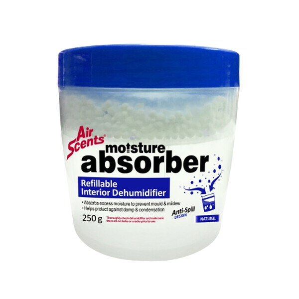 Caprichem products - Refillable Interior Dehumidifier - Natural - 250g