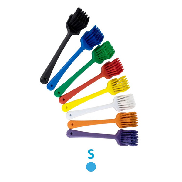 Caprichem products - Hygiene Long Handle Scrub Brush - Soft - Blue EACH