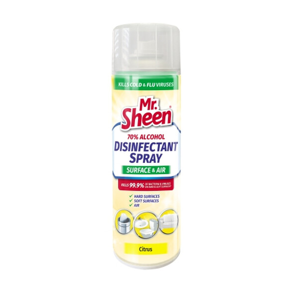 Caprichem products - Mr Sheen Disinfectant Spray - Citrus 500ml