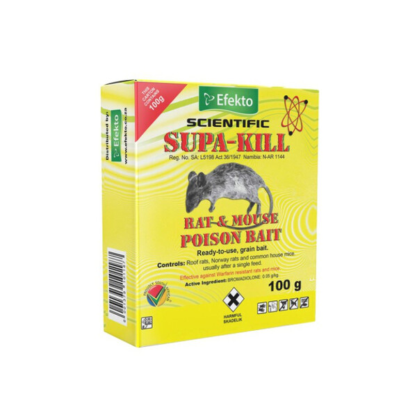 Caprichem products - Supa Kill Rat & Mouse - 100g Granular