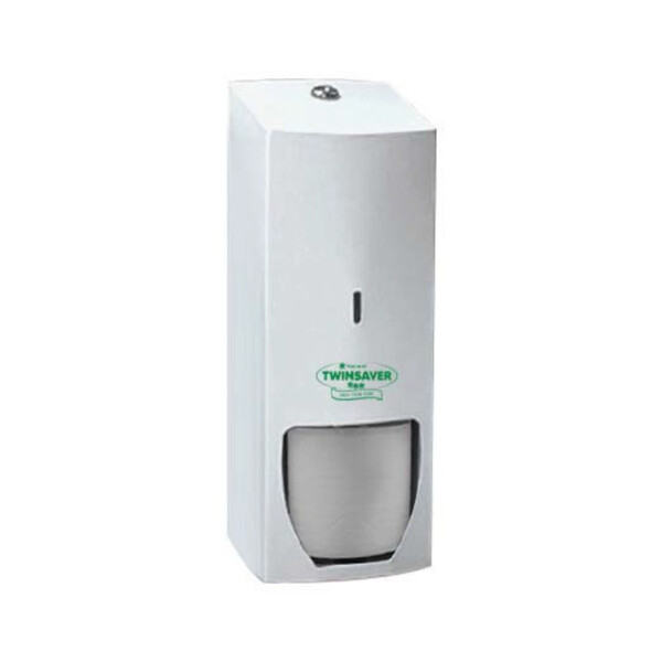 Caprichem products - Twinsaver Toilet Roll Holder Coated White 3 Rolls EACH