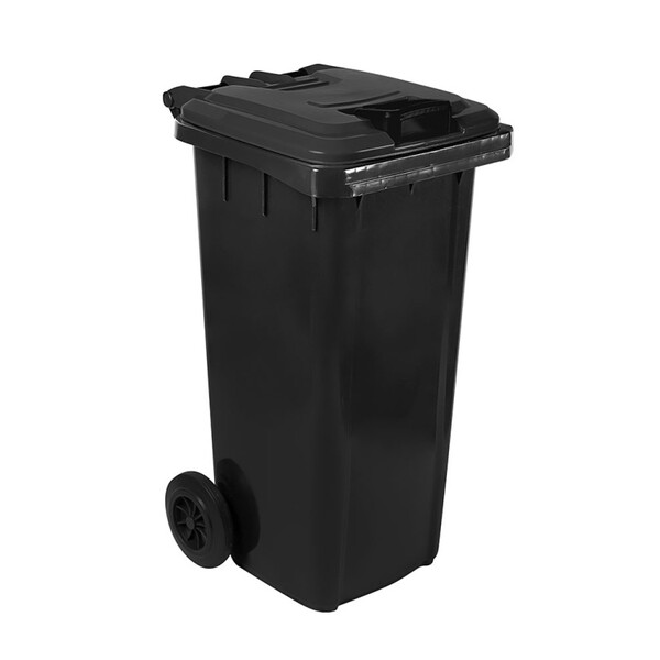 Caprichem products - 80l Wheelie Bin Recycled (non Sabs) - Black EACH