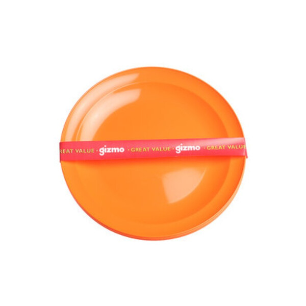 Caprichem products - Small Round Picnic Plate Orange EACH