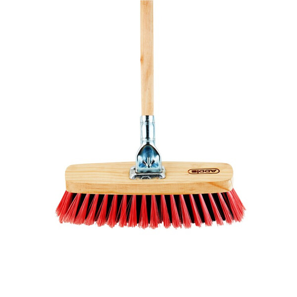 Caprichem products - Soft Flagged Household Broom - Wooden Head # EACH