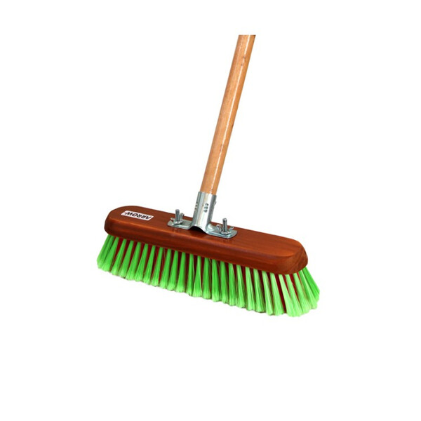 Caprichem products - Household Flat Back Broom - Wooden Head EACH