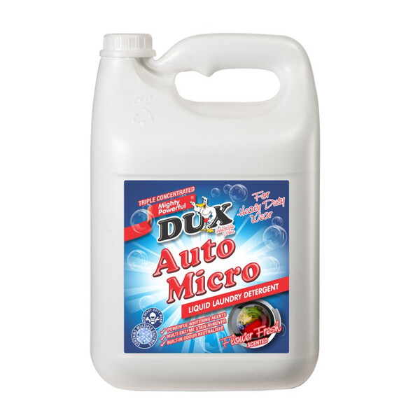 Related Products - Dux Auto Micro Liquid Laundry Detergent H.d. 4x5l