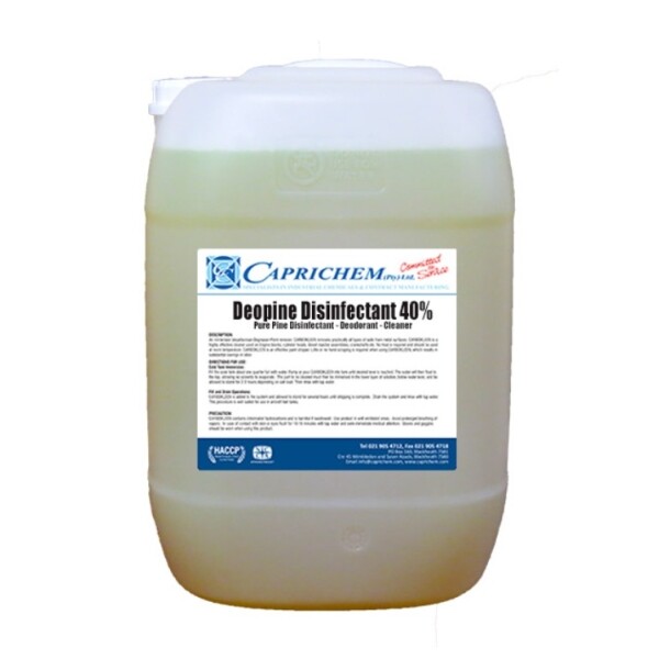 Caprichem - Deopine Disinfectant 40% 25L
