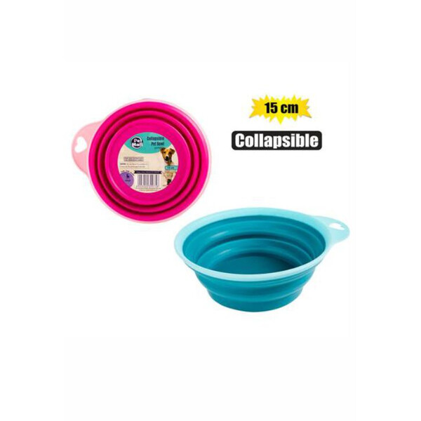 Caprichem products - Pet Dog/cat Bowl Collapsible Small 15cm EACH