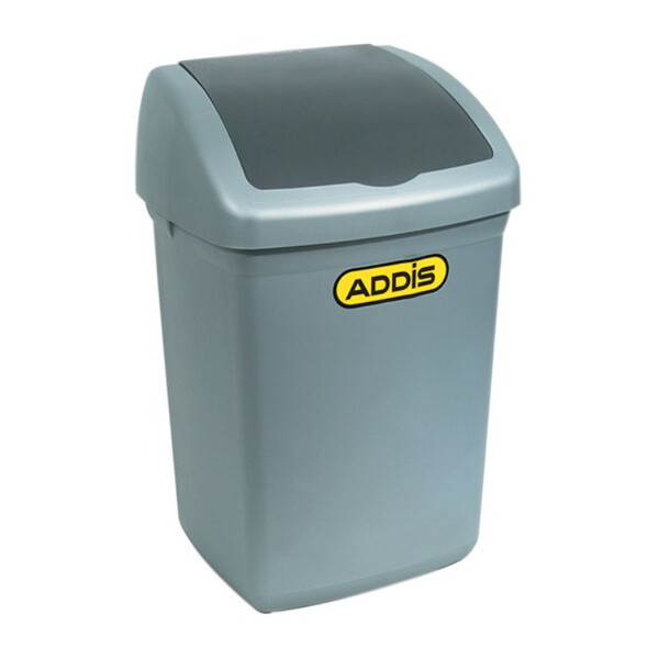 Caprichem products - Flip Top Bin - 12l Steel # EACH