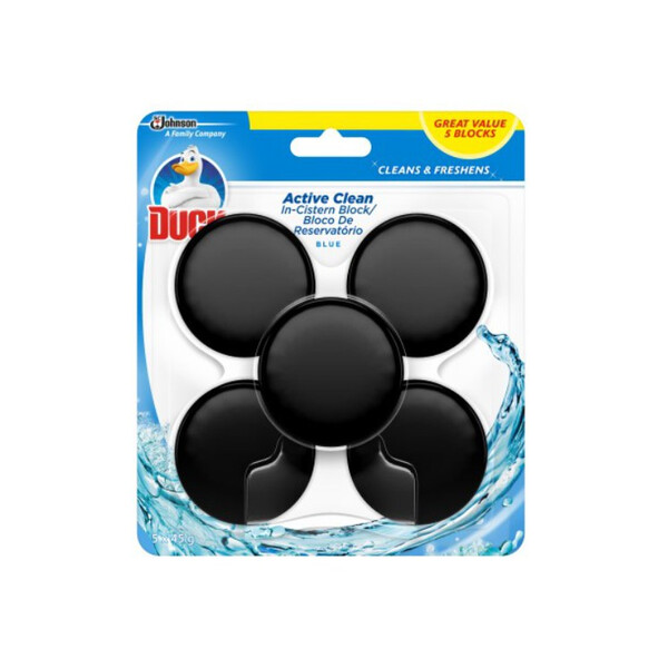 Caprichem products - Duck Toilet Blocks 5 Pack - Blue P/PACK