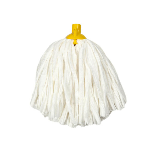 Caprichem products - Hygiene (spunlace) Round Mop Complete (yellow) EACH