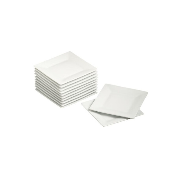 Caprichem products - Large Square Plate White EACH