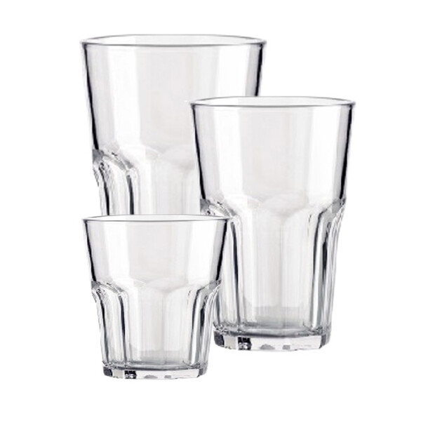 Caprichem products - Glass - 350ml Clear EACH