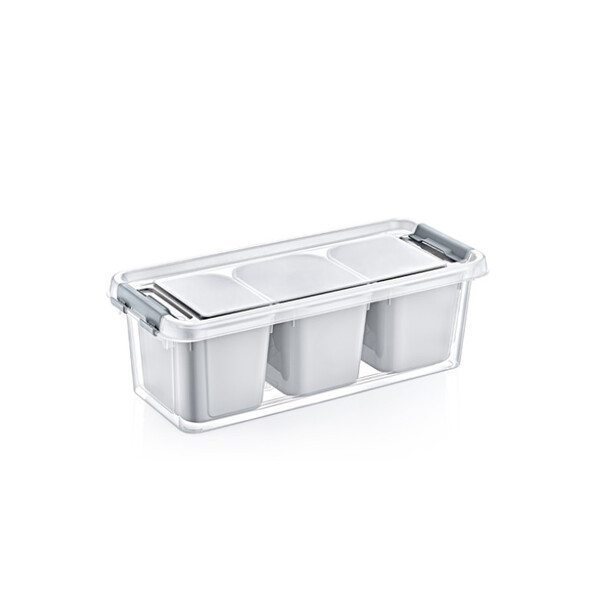 Caprichem products - 3 Compartment Flat Grand Organiser Box EACH