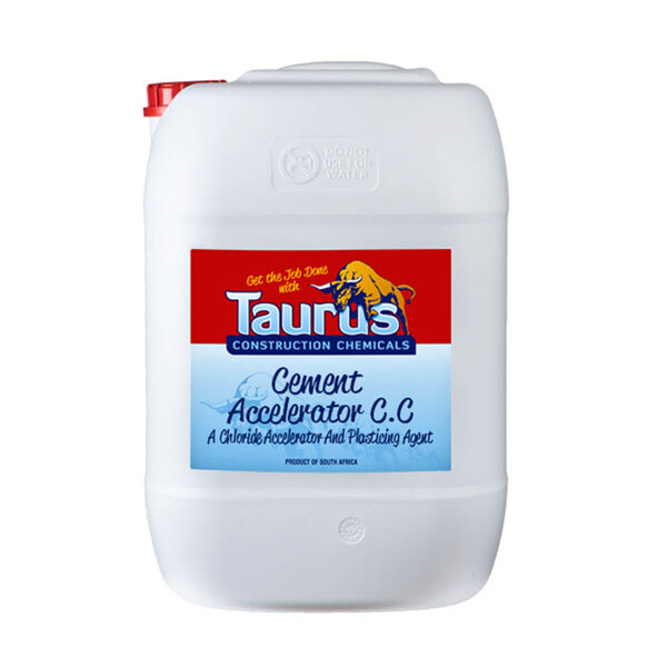 Caprichem products - Taurus Cement Accelerator C.c 25L