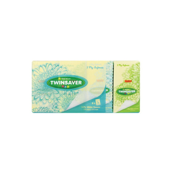 Caprichem products - Twinsaver Pocket Tissues 3ply Single Pack EACH