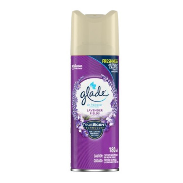 Caprichem products - Glade Aerosol Lavender Fields 6x180ml