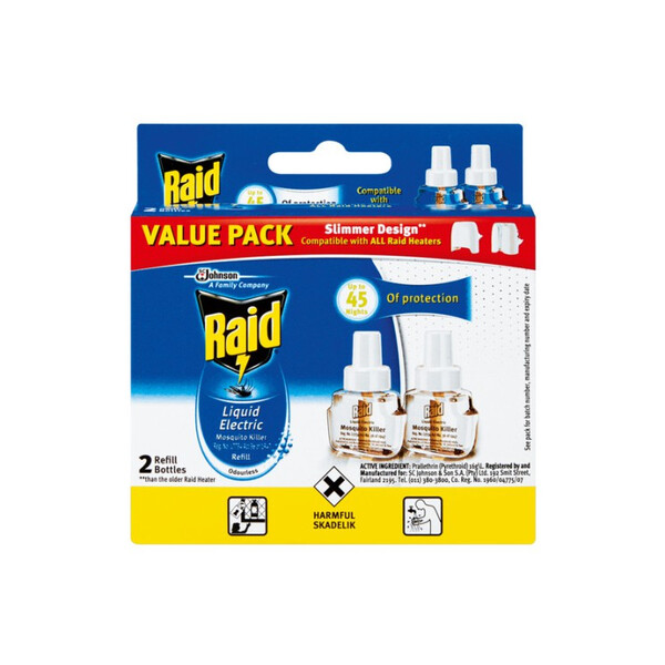 Caprichem products - Raid Liquid Electric Mosquito Killer Refill P/PACK