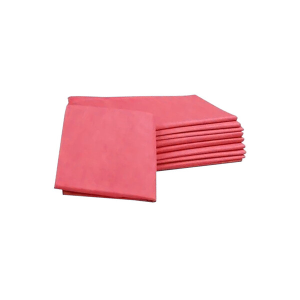 Caprichem products - Fleece Cloth - Red X 25 Per Pack P/PACK