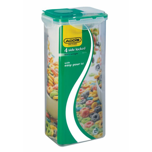 Related Products - Rectangle 4 Side Locked Dry Food Storer - 2100ml # EACH