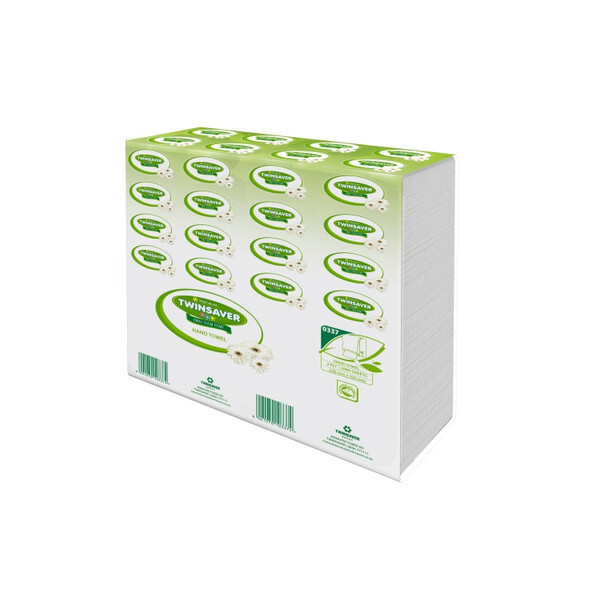 Caprichem products - Twinsaver M Fold Hand Towel 2000 Two Ply Np0337 P/BOX