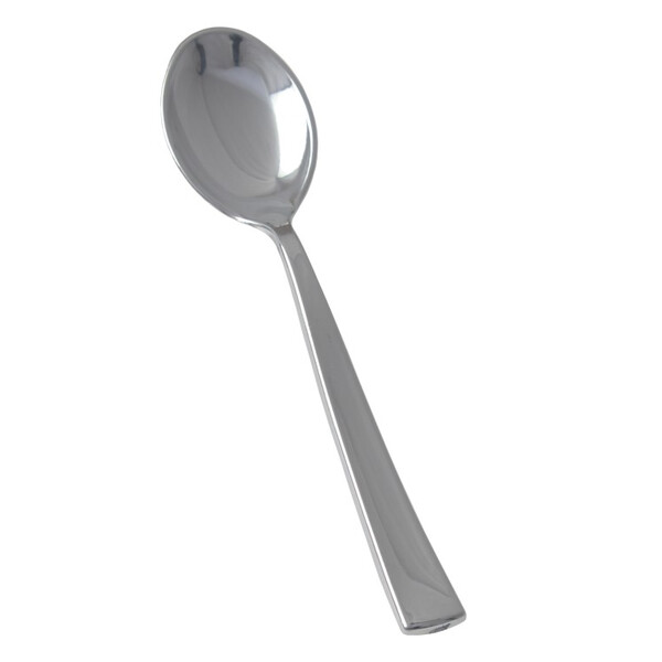 Caprichem products - Silver Coated Plastic Tea Spoon 12 Pack EACH