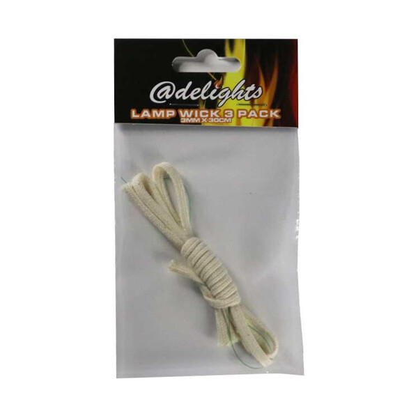 Caprichem products - @delights Lamp Wick 3mm X 30cm 3 Pack EACH