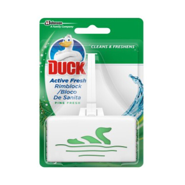 Caprichem products - Duck Toilet Rimblock Active Fresh - Pine Fresh EACH