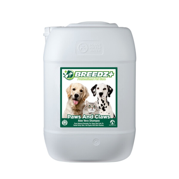 Caprichem products - Breedz Paws & Claws Aloe Vera Shampoo 25L