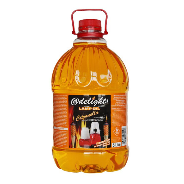 Caprichem products - @delights Lamp Oil Yellow Citronella 5l