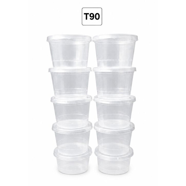 Related Products - Plastic Cup With Snap On Lid - 10 X 90ml P/PACK