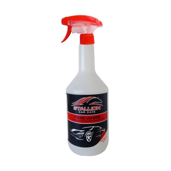 Caprichem - 1l Spray Bottle Complete Stallion Tyre White 1L