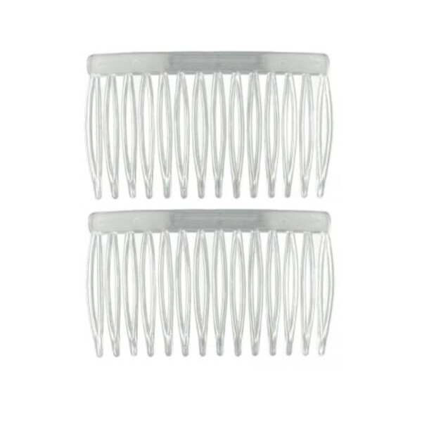Caprichem products - Side Combs Per Pair - Crystal P/PAIR