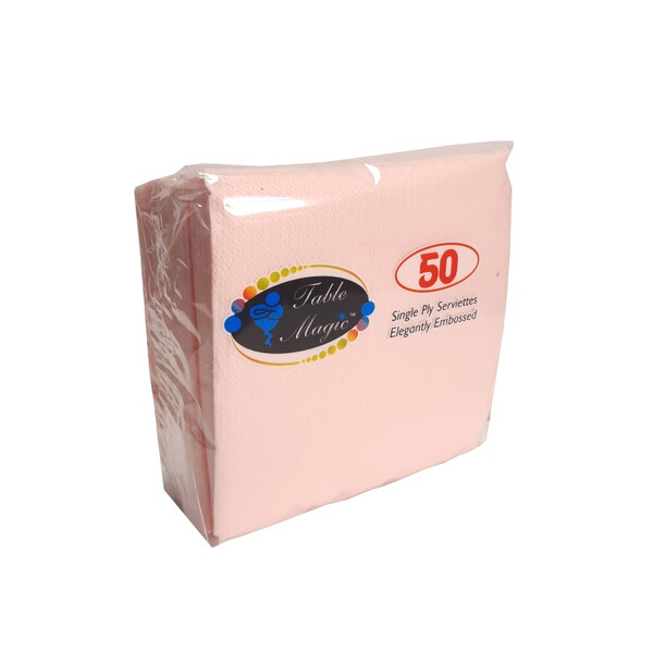 Caprichem products - Table Magic Pastel Pink 1ply 40 X 50 P/box