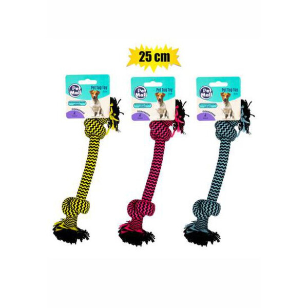 Caprichem products - Pet Dog Tug Toy String Dbl Knot 25cm EACH