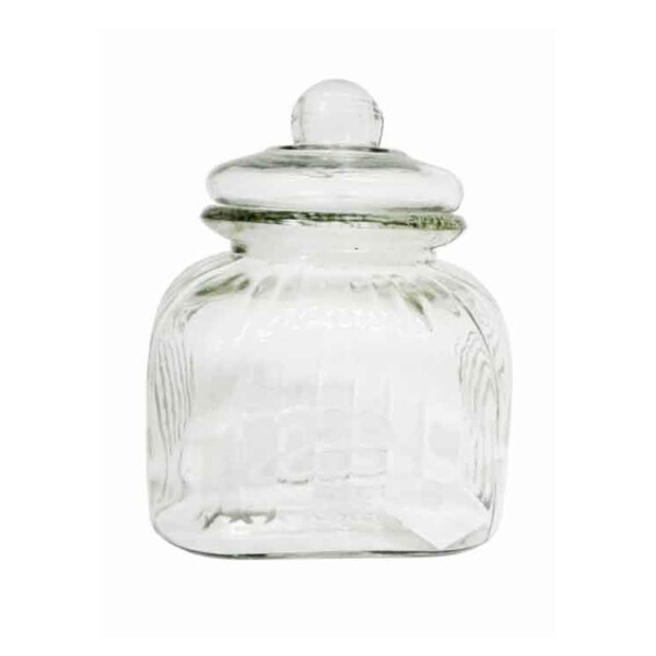 Caprichem products - Hcs Jar Glass Storage Square Small EACH