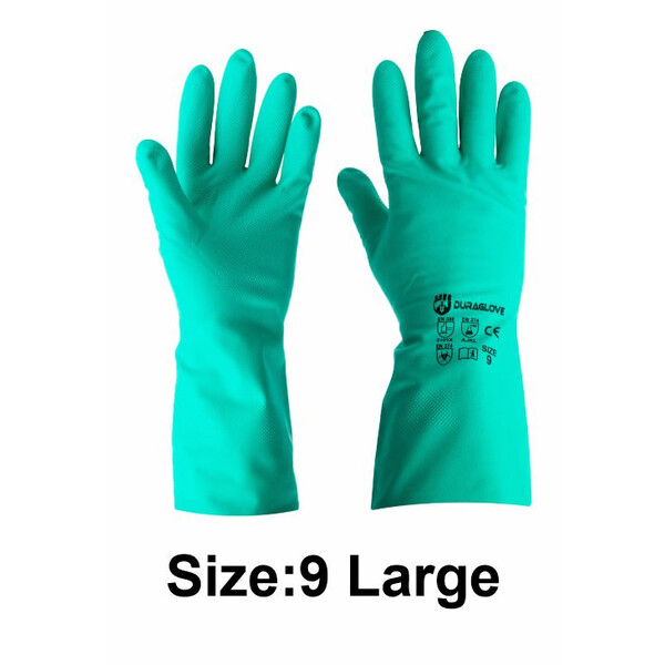 Caprichem products - Green Nitrile Glove - Large P/PAIR