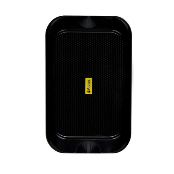 Caprichem products - Rectangular Tray With Handles Black EACH