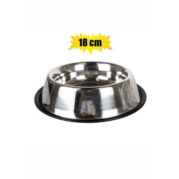 Caprichem products - Pet Dog/cat Bowl Stainless Steel 18cm EACH