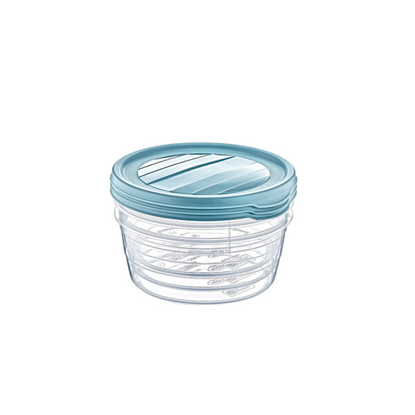 Caprichem products - Round Trend Storage Box 300ml Set Of 3 P/SET