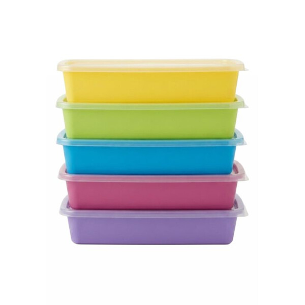 Related Products - Rectangular Punnet And Lid - Pastel Green 2l EACH
