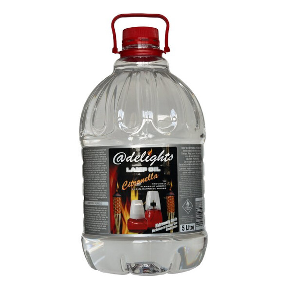 Caprichem products - @delights Lamp Oil Clear Citronella 4x5l